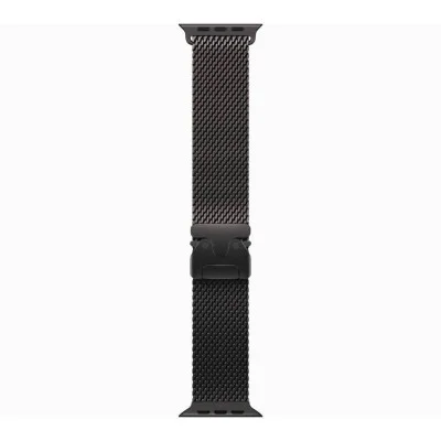 Apple Watch Ultra 4 GPS + Cellular 49mm, Black Titanium Case with Black Titanium Milanese Loop - M